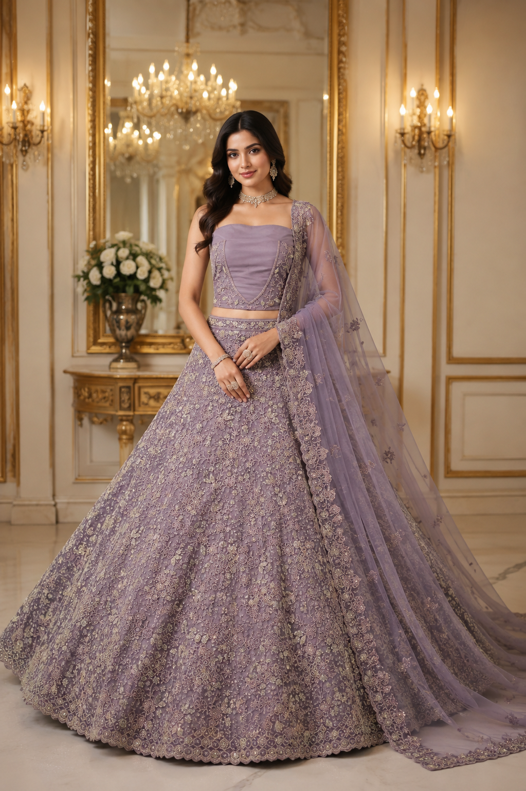 Semi-Stitched Lehenga