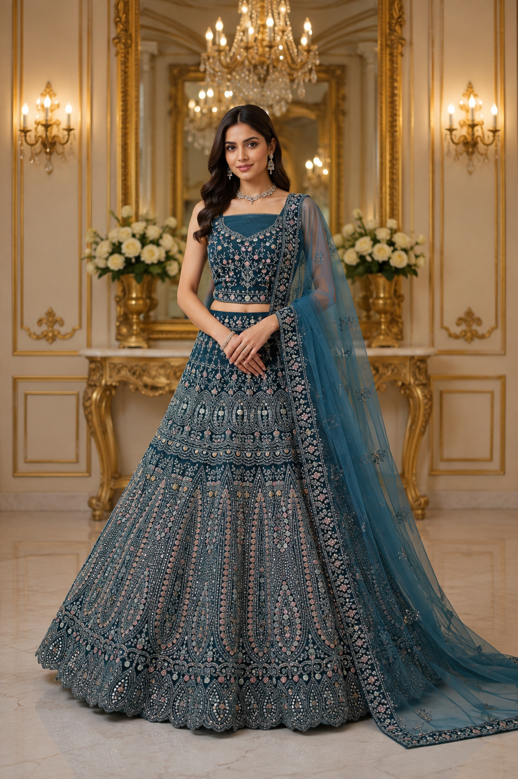 Semi-Stitched Lehenga