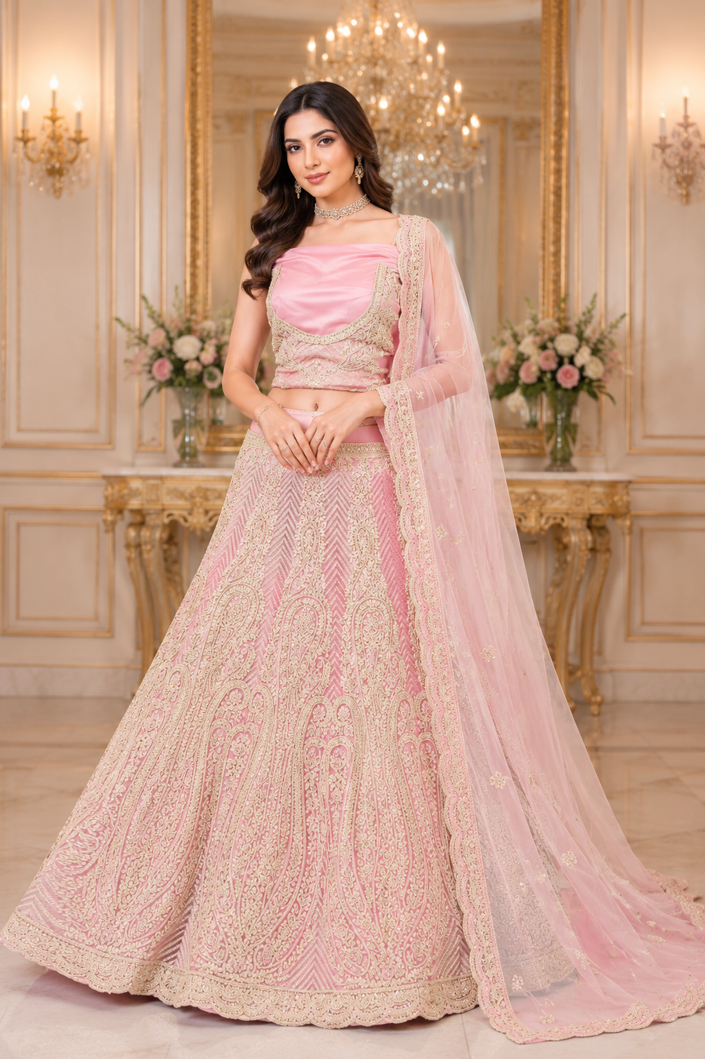 Semi-Stitched Lehenga