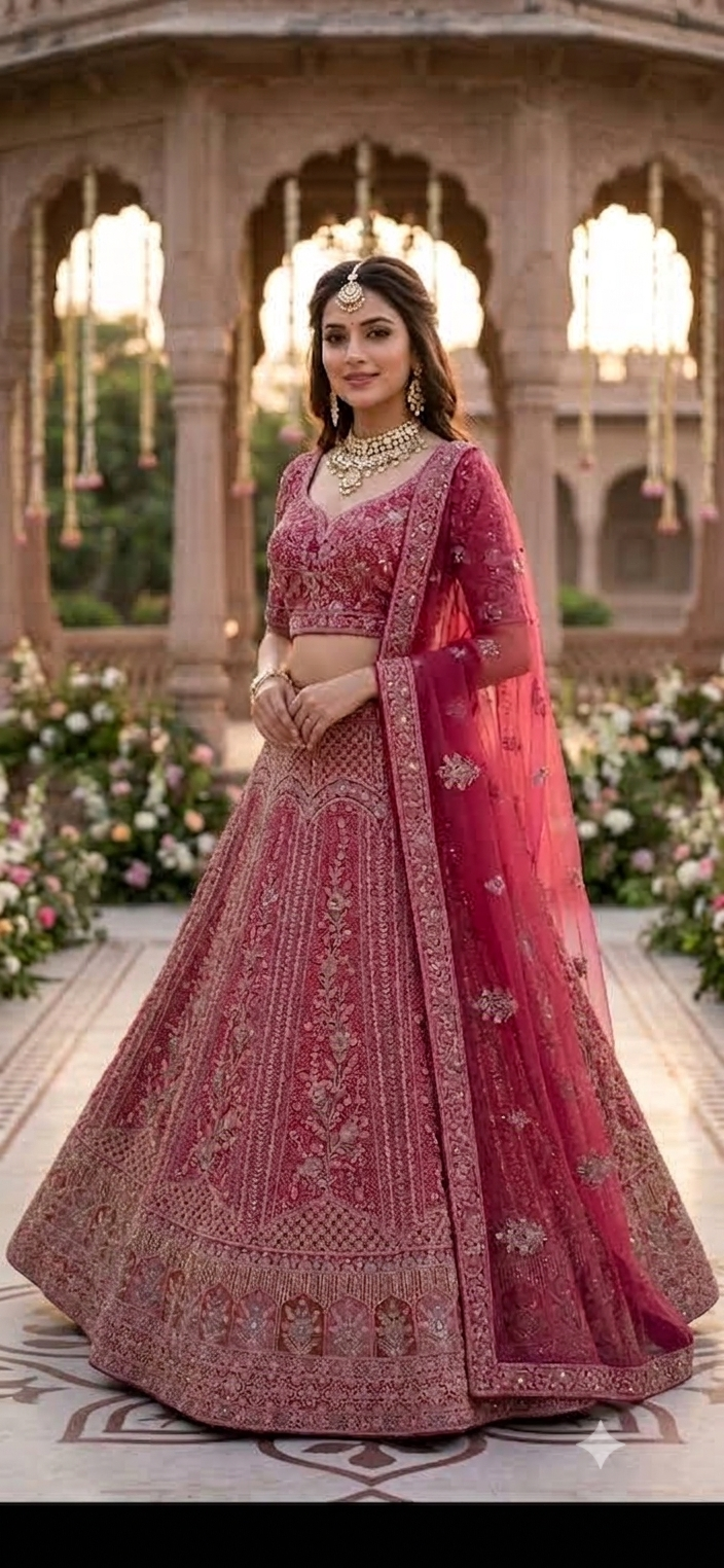 Semi-Stitched Lehenga