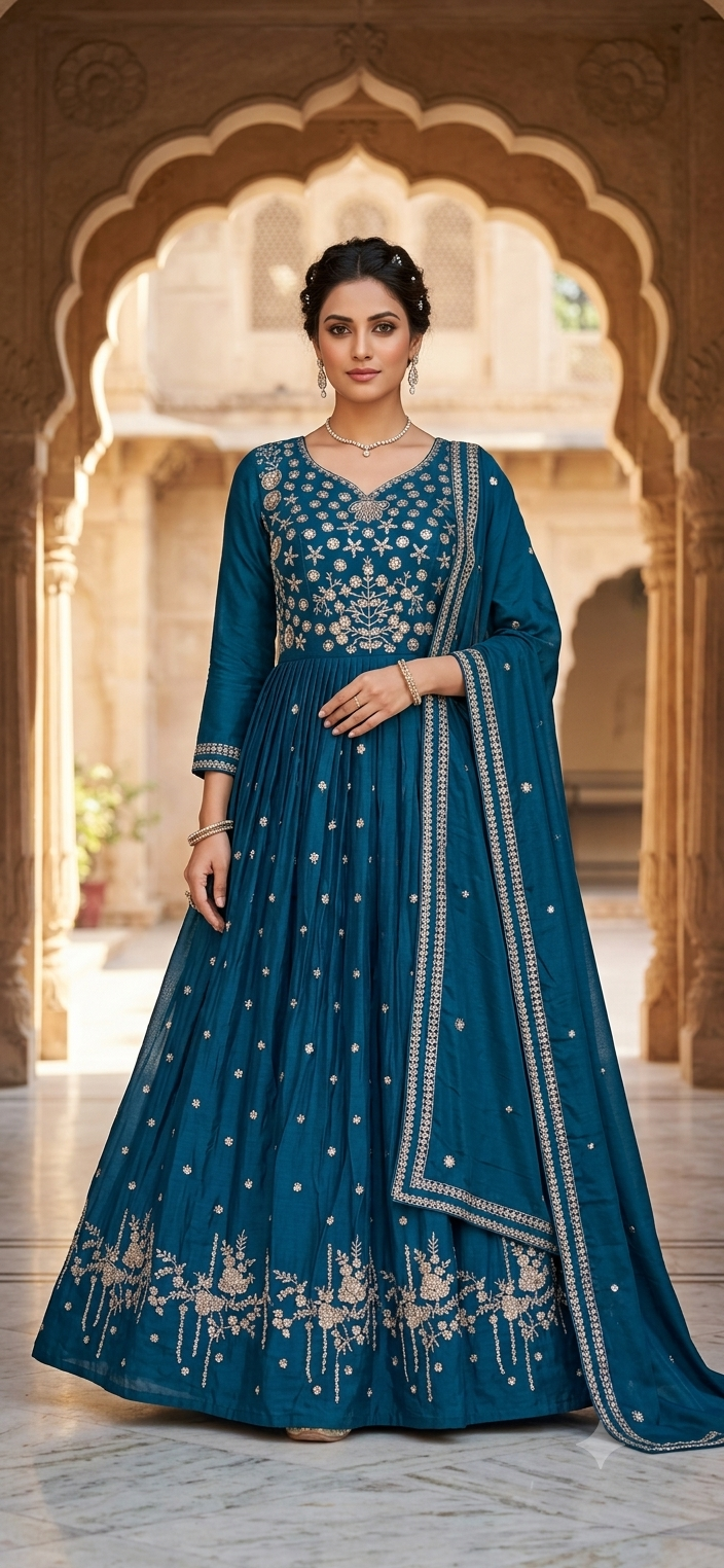 Anarkali gown