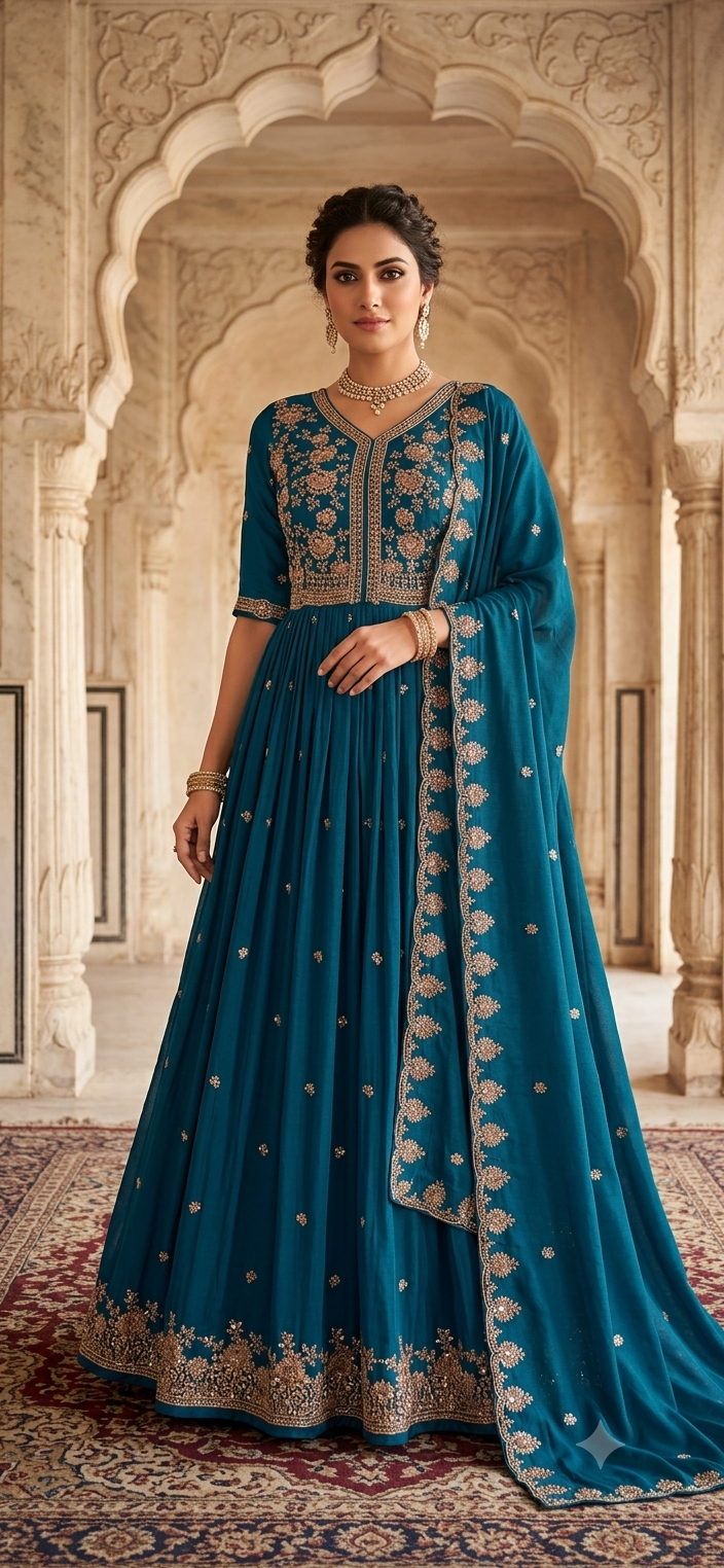 Anarkali gown