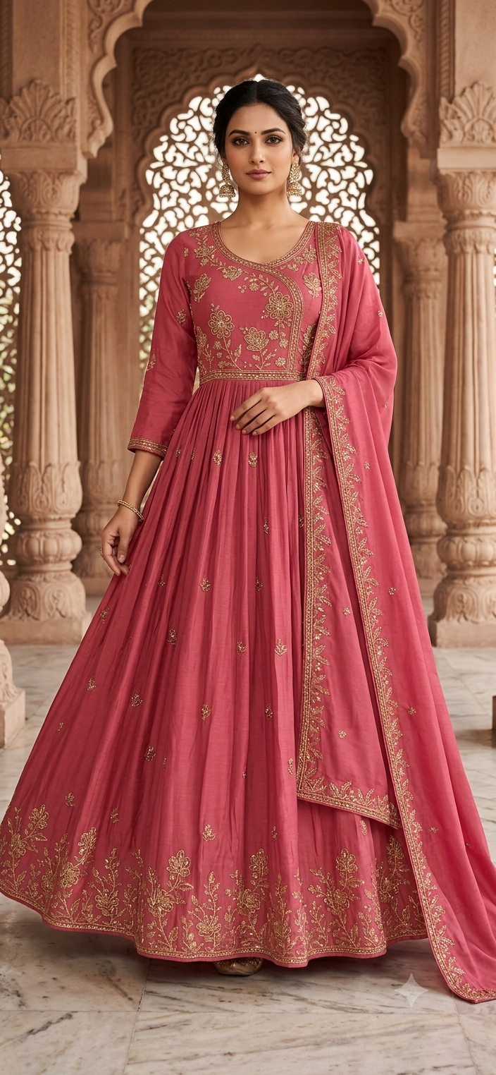 Anarkali gown