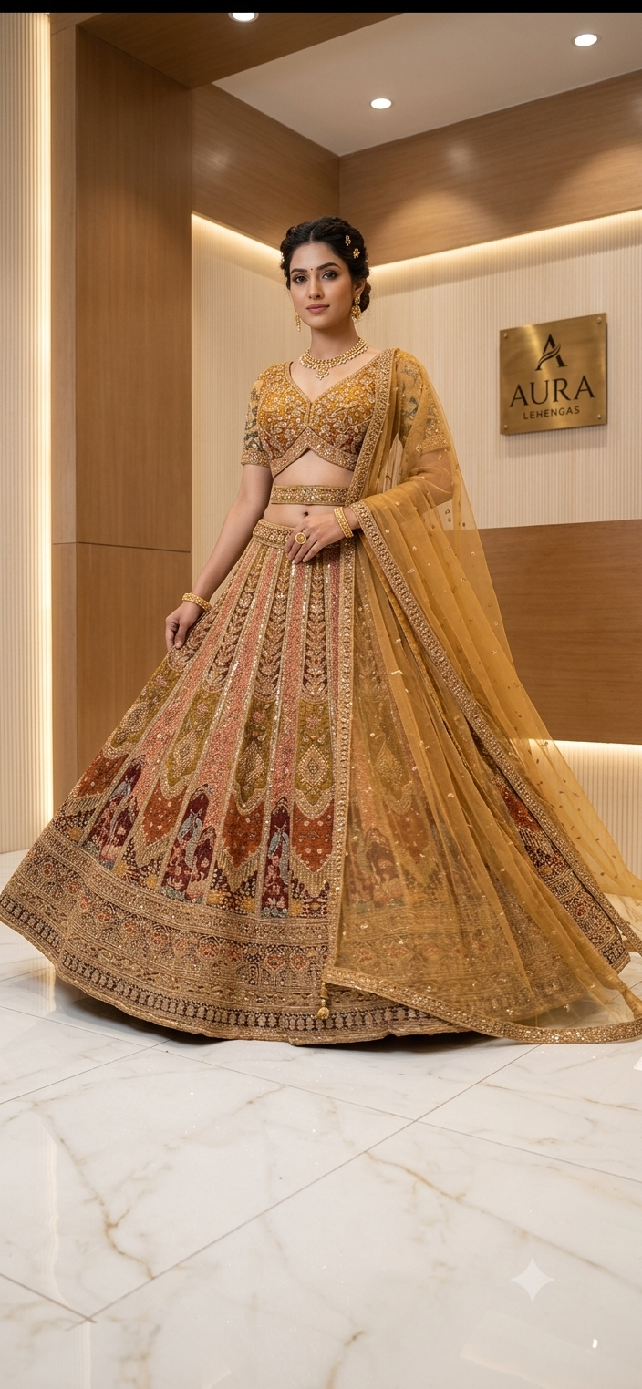 Crop top Lehenga