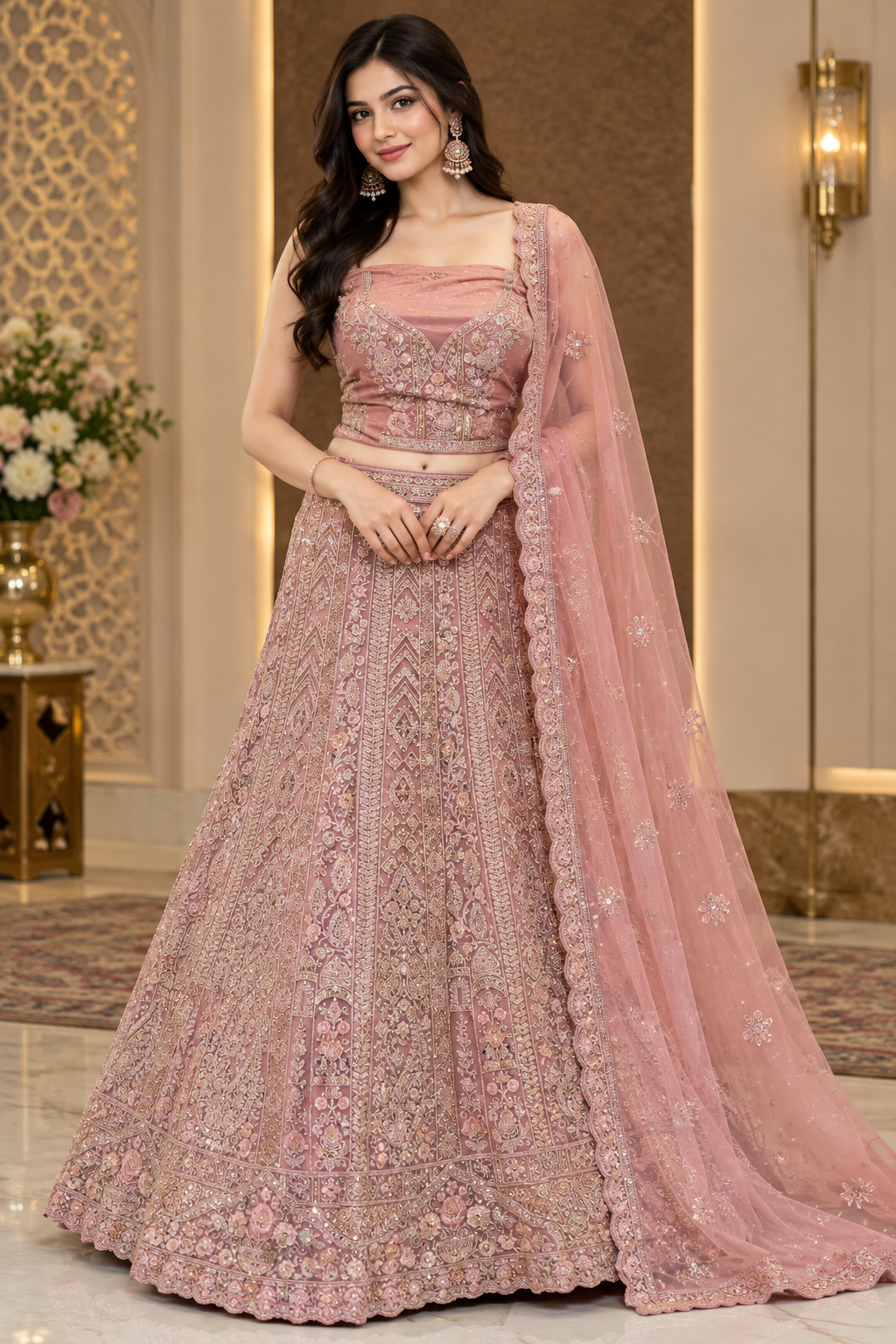 Semi-Stitched Lehenga
