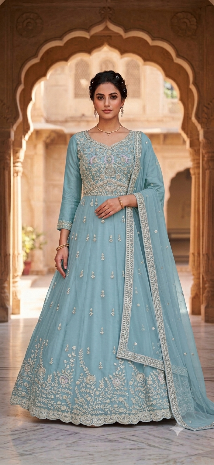 Anarkali gown