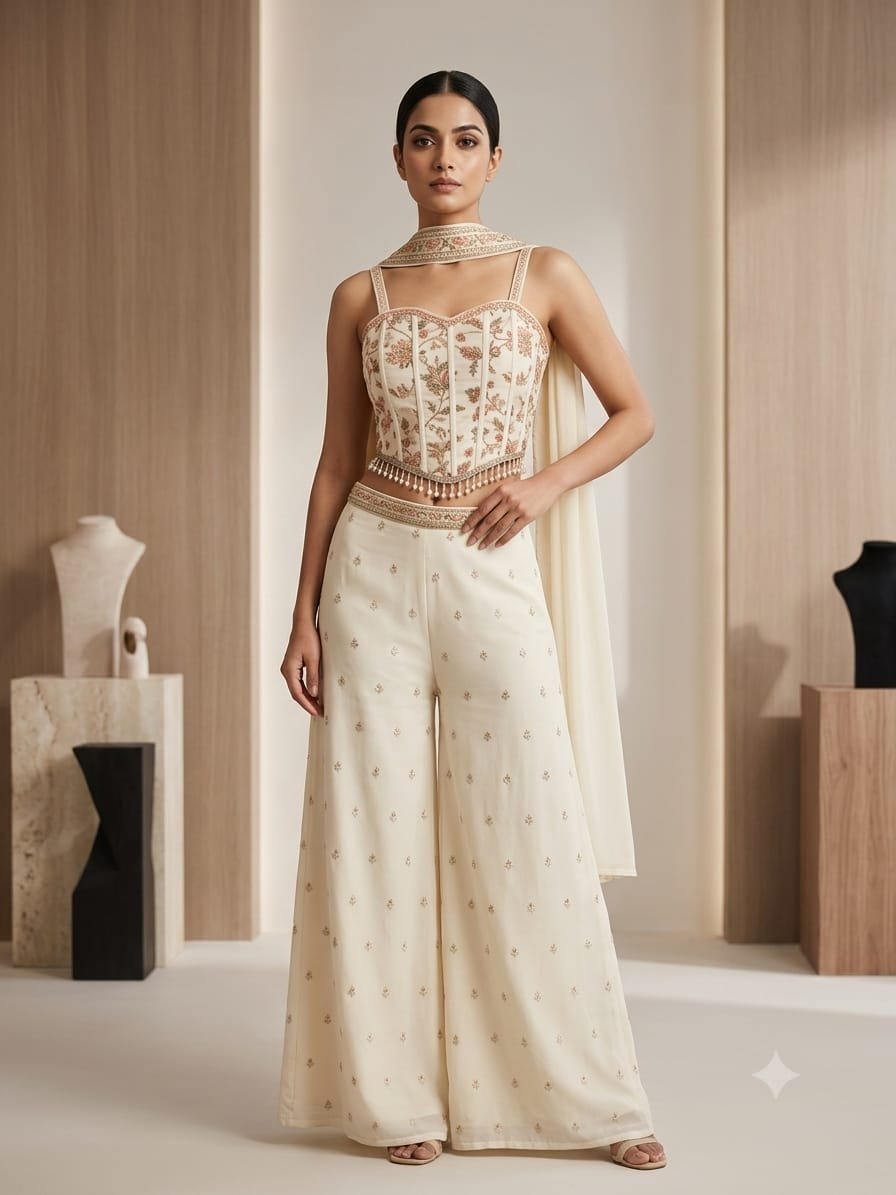 Plazzo suits, co ord sets