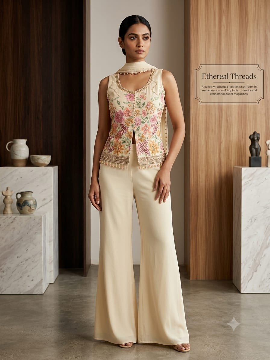 Plazzo suits, co ord sets