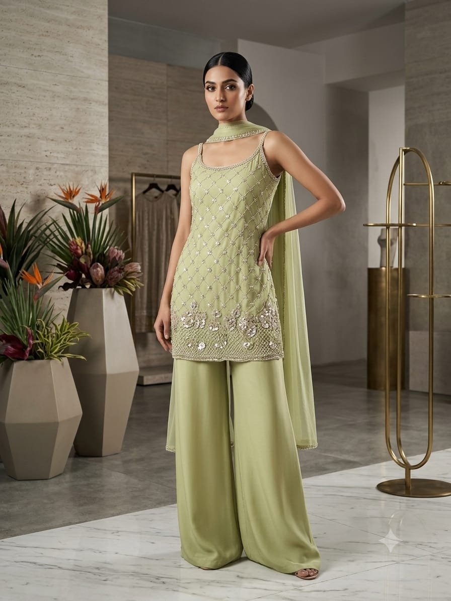 Plazzo suits, co ord sets