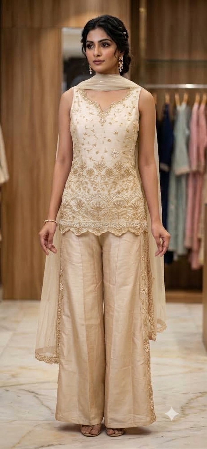 Plazzo suits, co ord sets
